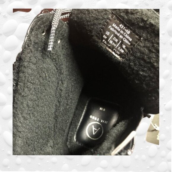 Penningtons A - MTL 1980 Winter Black Short Combat Style Boot NWOT SIZE 8W - Picture 6 of 8